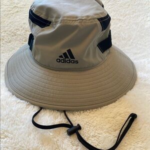 Adidas Beige Bucket Hat